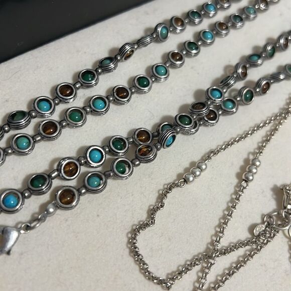 Silver and Turquoise Necklace lot from Premier designs - Picture 3 of 3